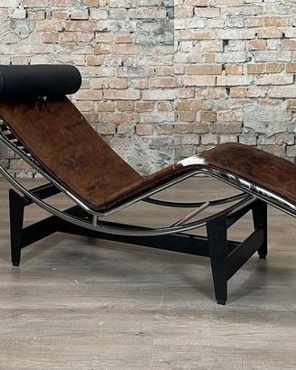 CHAISE LONGUE di ALIVAR in pelo di cavallino Brown