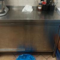 Piano di lavoro in acciaio