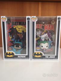 Set Coppia Funko Pop! Comic Covers Batman e Joker