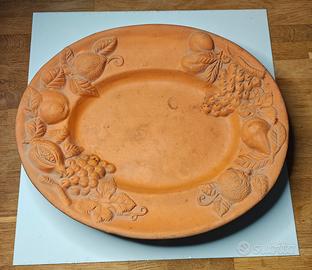 Vassoio ovale in terracotta Terracotte Fiorentine