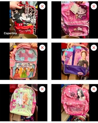 Zaini, borse, portafogli, astuccio DISNEY 10€ cad