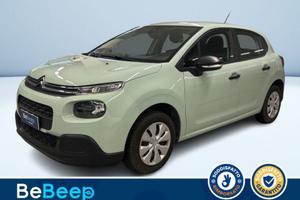 Citroën C3 1.2 PURETECH FEEL 68CV MY18