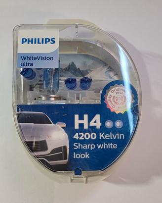 1x Philips WhiteVision Ultra H4 + 4x posizione