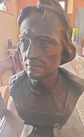 mezzo busto Cristoforo colombo bronzo 