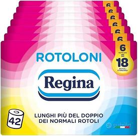 Rotoloni Regina - 42 Maxi Rotoli di Carta Igienica