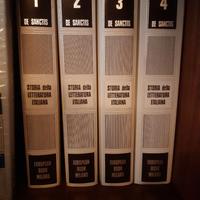 De Sanctis storia della letteratura italiana libri