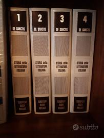 De Sanctis storia della letteratura italiana libri