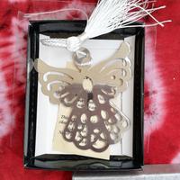 Segnalibro con angelo in metallo