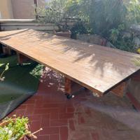 Tavolo in legno massello 360x120cm circa
