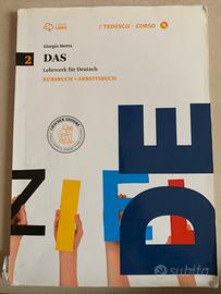 DAS 2 kursbuch +cd tedesco, grammatica