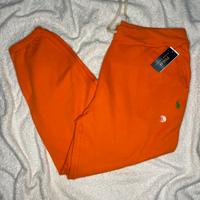 Pantaloni felpati arancioni Polo Ralph Lauren XXL
