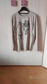 Maglia maniche lunghe con stampa