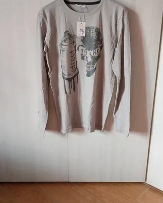 Maglia maniche lunghe con stampa