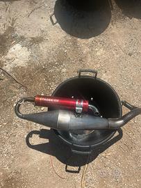 marmitta stage 6 pro replica rossa ( piaggio)