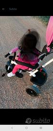 triciclo con maniglia ( removibile)