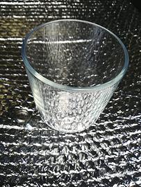 Set 12 bicchieri in vetro trasparente stile sempli