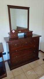 camera da letto in legno 