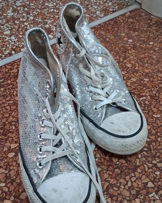 sneaker converse all star con zeppa interna
