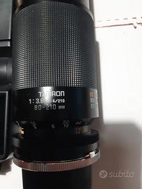 Obiettivo Zoom Tamron 80-210 f3,8  macro