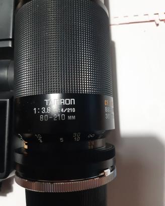 Obiettivo Zoom Tamron 80-210 f3,8  macro con dupli