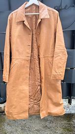Capottino pelle color cuoio tg 46