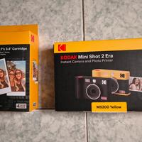 Kodak Mini Shot 2 Era gialla + 38 fogli, nuova