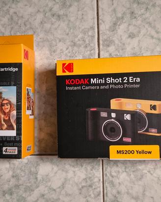 Kodak Mini Shot 2 Era gialla + 38 fogli, nuova