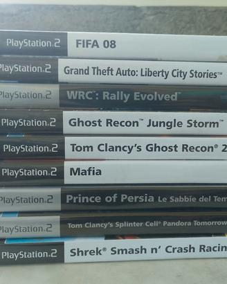 lotto 9 Giochi PlayStation 2 originali 