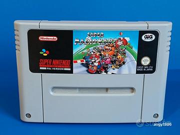 Super Mario Kart SNES Pal GIG Version SNSP ITA
