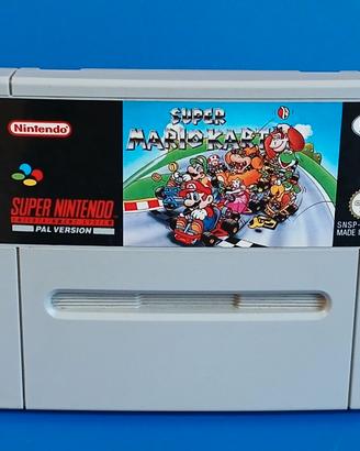 Super Mario Kart SNES Pal GIG Version SNSP ITA