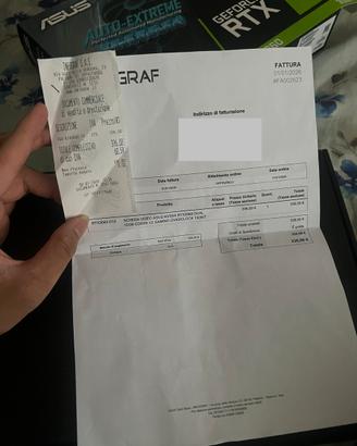 Asus dual nvdia geforce rtx 3060 12 gb -come nuova