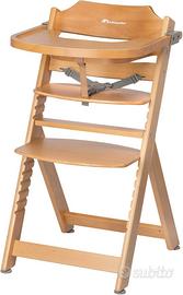 Seggiolone Bebeconfort Timba Legno Evolutivo con V