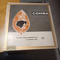 scatola sigari vintage cohiba 