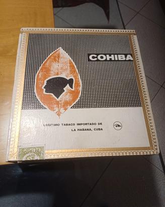 scatola sigari vintage cohiba 
