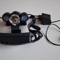 lampada frontale ricaricabile