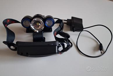 lampada frontale ricaricabile