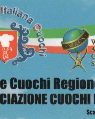 Cuoco gastronomo di elevata esperienza fantasia