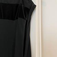 Abito da sera lungo donna-Nero-T.S-Spacco laterale