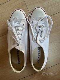 Converse AllStar basse bianche n.40