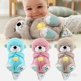 LONTRA PELUCHE CHE RESPIRA LUCE E MUSICA CALMA