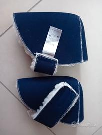 Protezioni per talloni e gomiti in lana