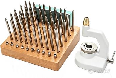 Kit di punzoni per riparazione orologi, 50 punzoni