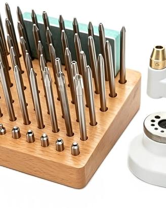 Kit di punzoni per riparazione orologi, 50 punzoni