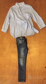 Completo bambina (camicia Zara+jeans Benetton)