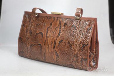 Borsa in pelle di serpente vintage