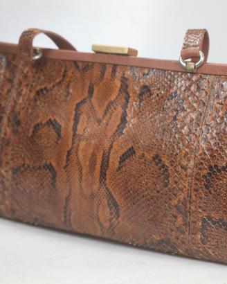 Borsa in pelle di serpente vintage