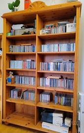 Libreria in legno 10 ripiani aggiustabili