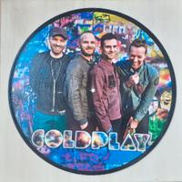 Vinile 33 giri da parete omaggio ai Coldplay 