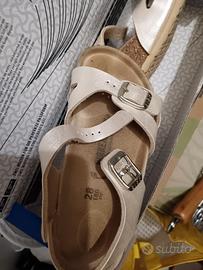 Birkenstock Rio Kids Pearl White n. 28