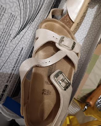 Birkenstock Rio Kids Pearl White n. 28